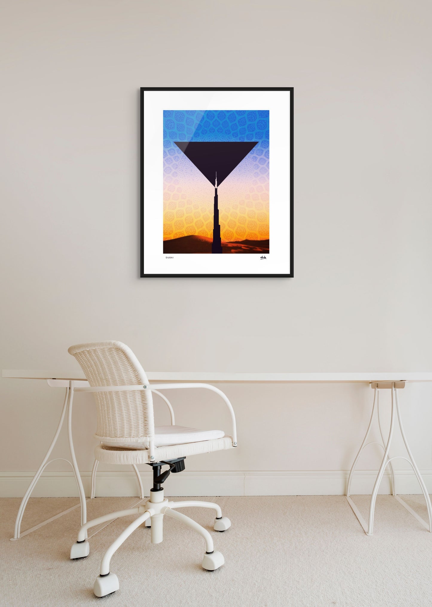 Dubai Martini - Framed Print
