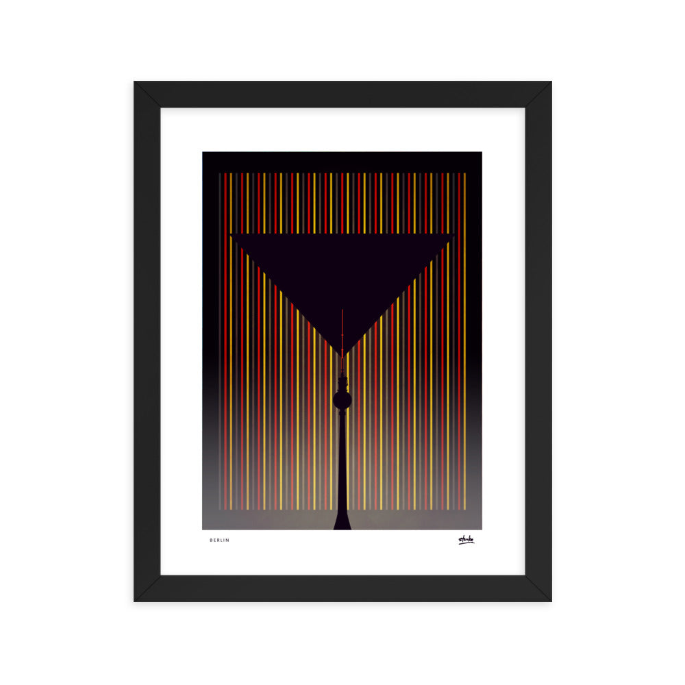 Berlin Martini - Framed Print