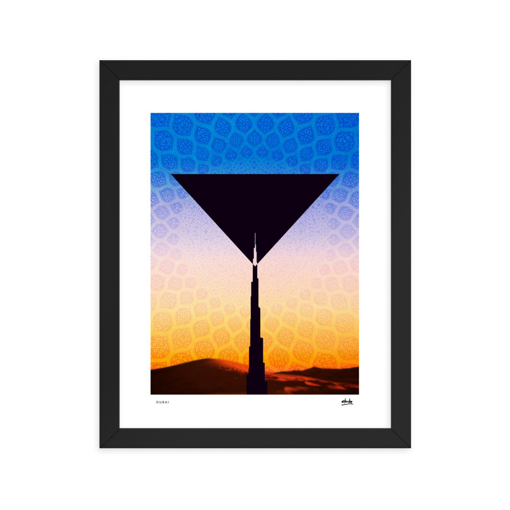 Dubai Martini - Framed Print