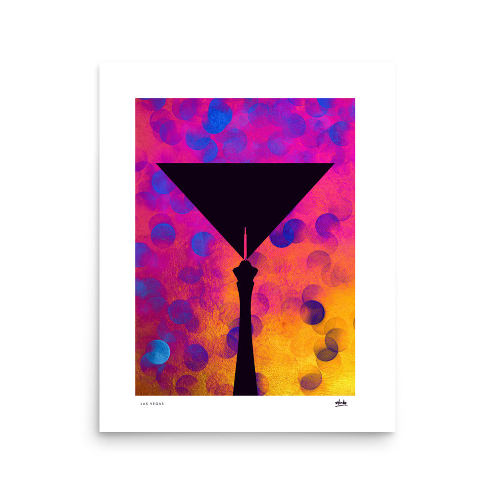 Las-Vegas Martini - 8X10 Print