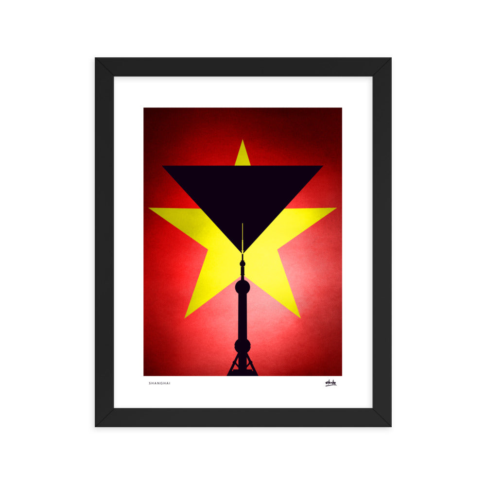 Shanghai Martini - Framed Print