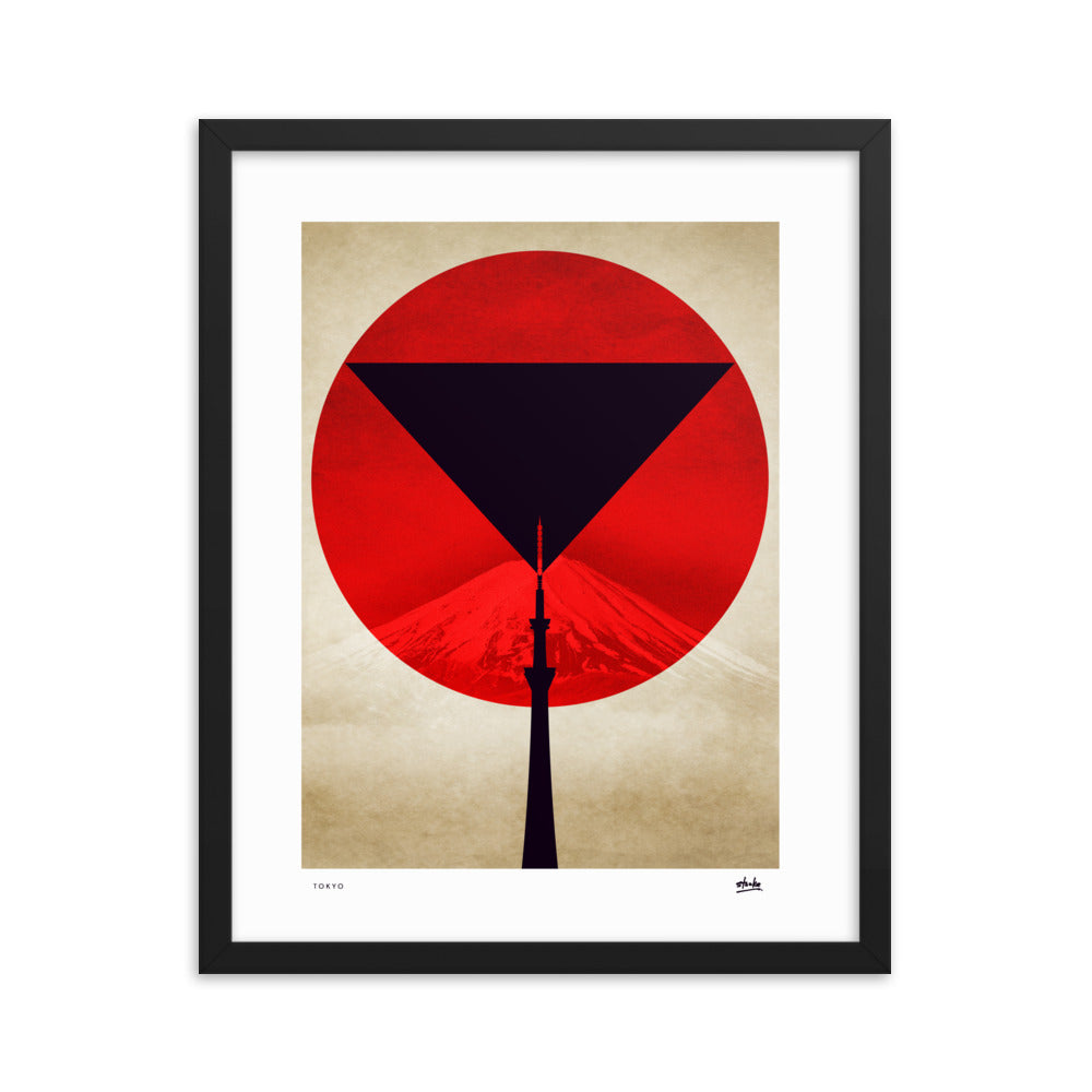 Tokyo Martini - Framed Print