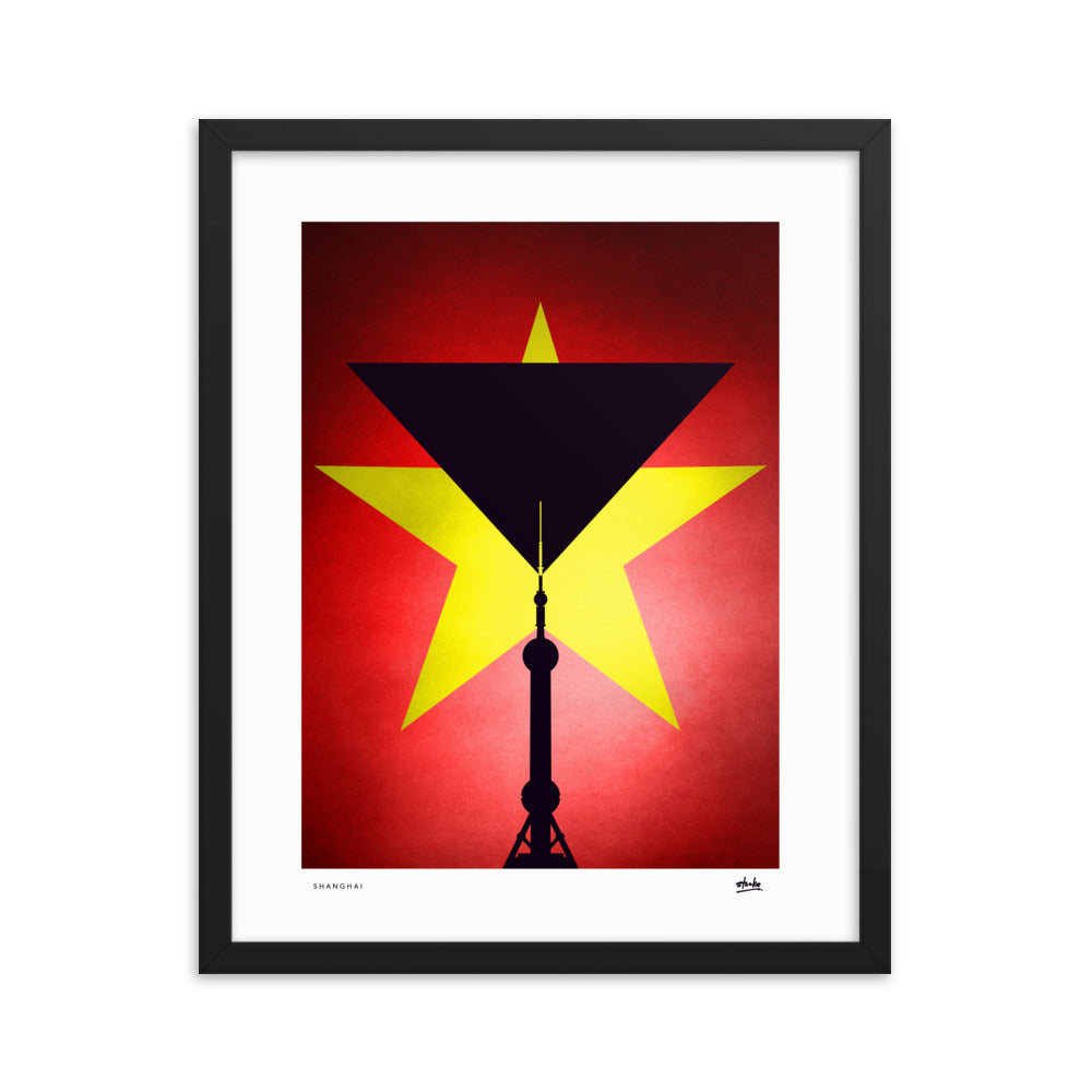 Shanghai Martini - Framed Print