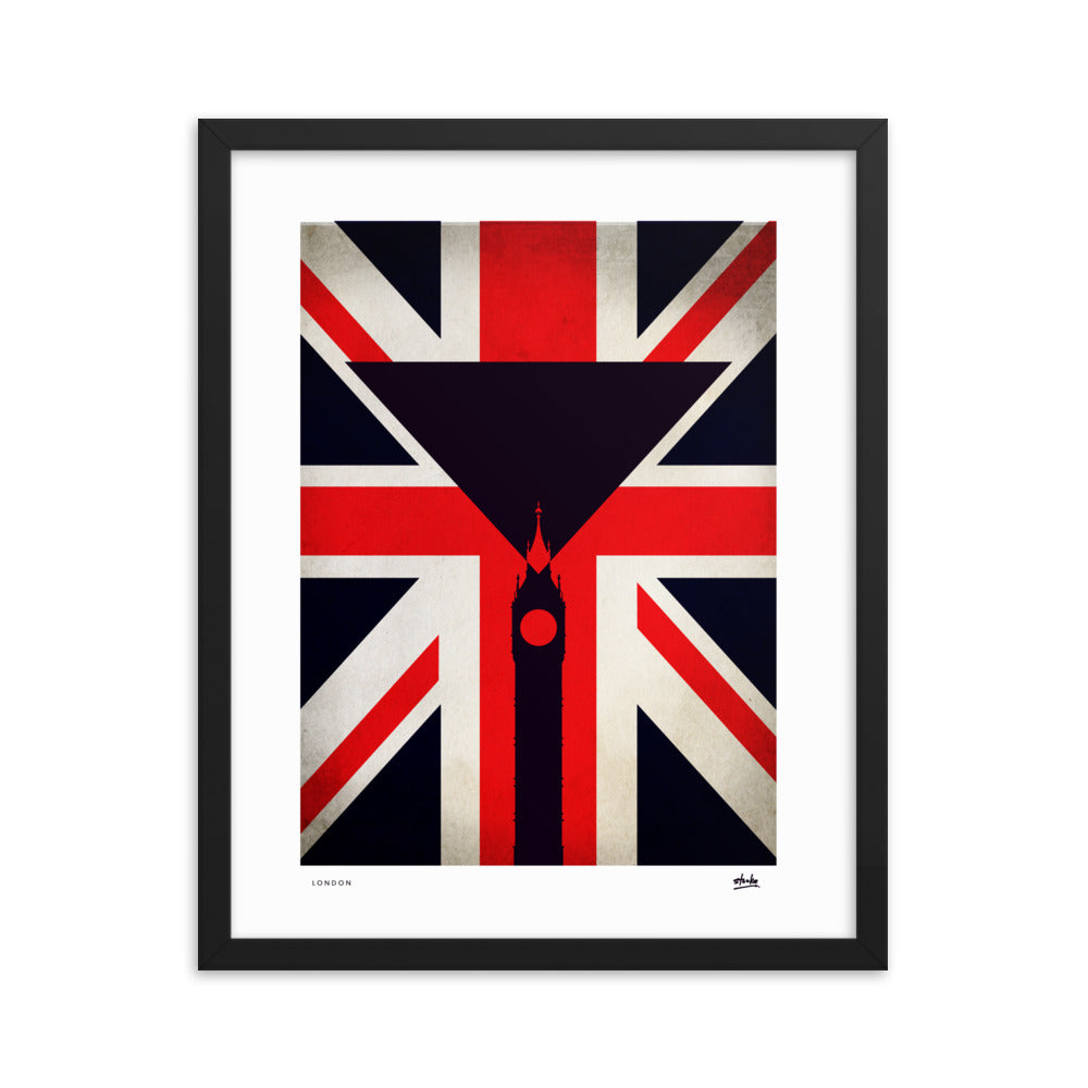 London Martini - Framed