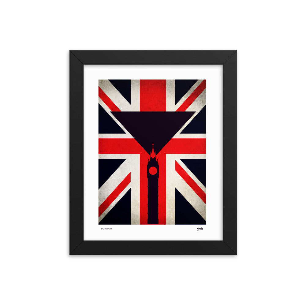 London Martini - Framed