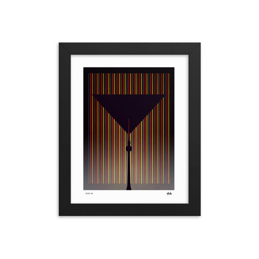 Berlin Martini - Framed Print