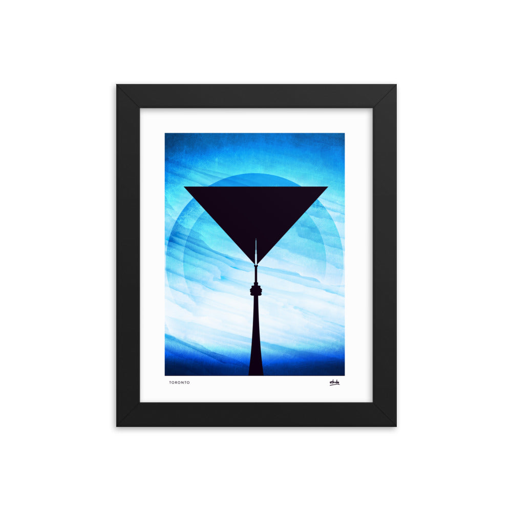 Toronto Martini - Framed Print