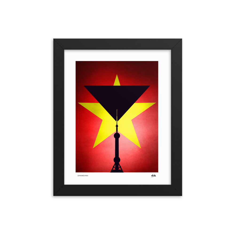 Shanghai Martini - Framed Print