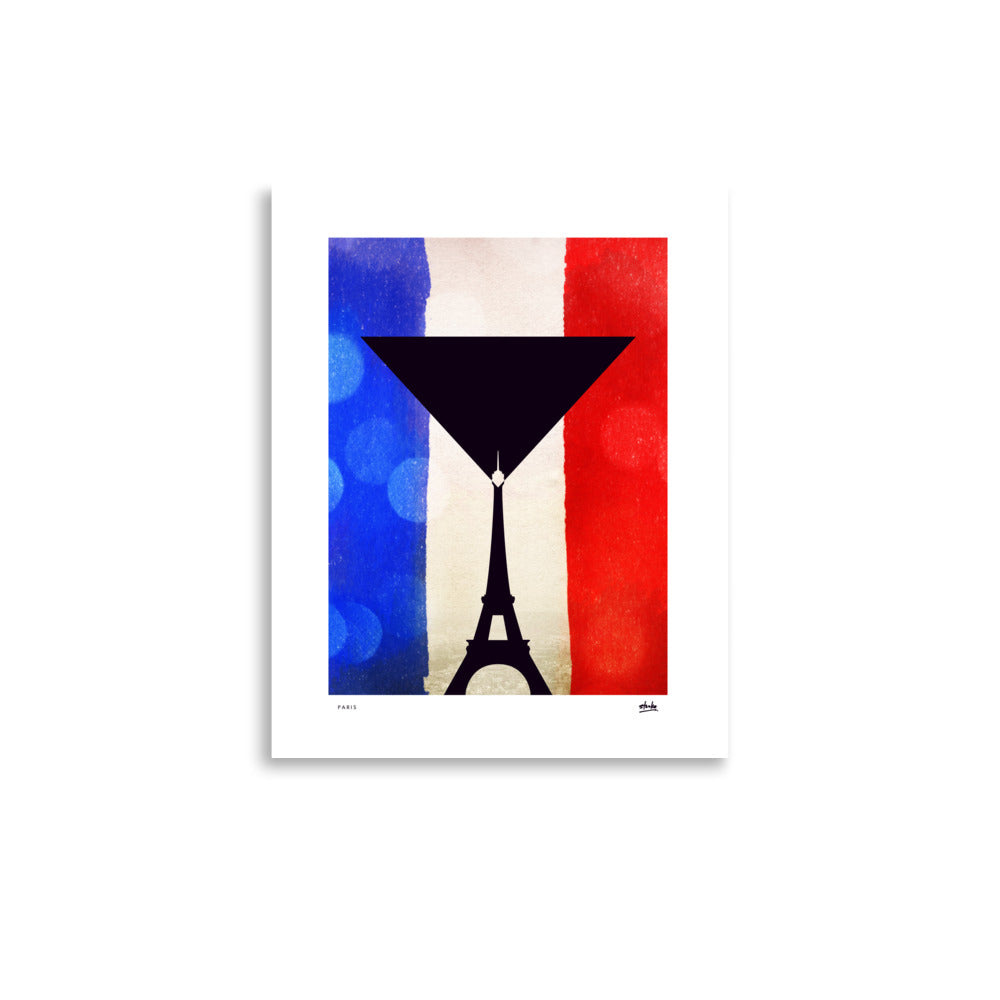 Paris Martini - Print