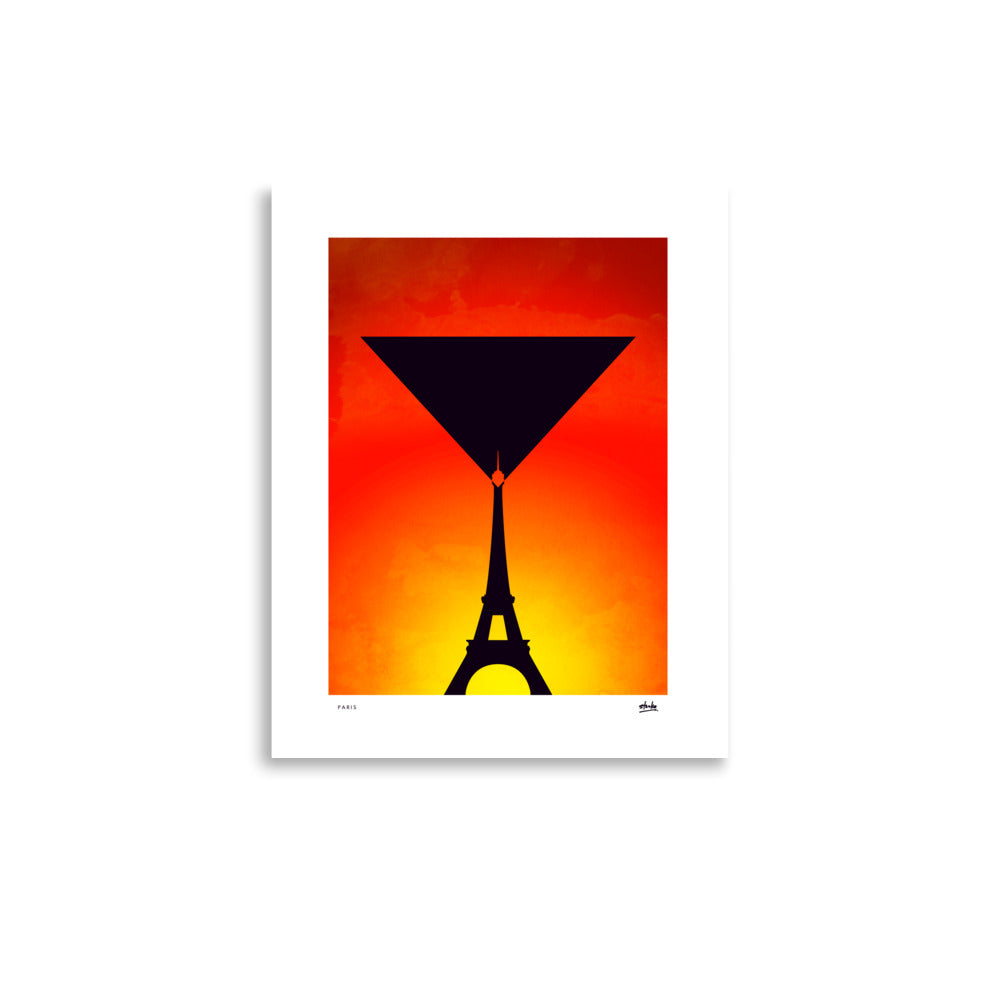 Paris Sunrise Martini - Print