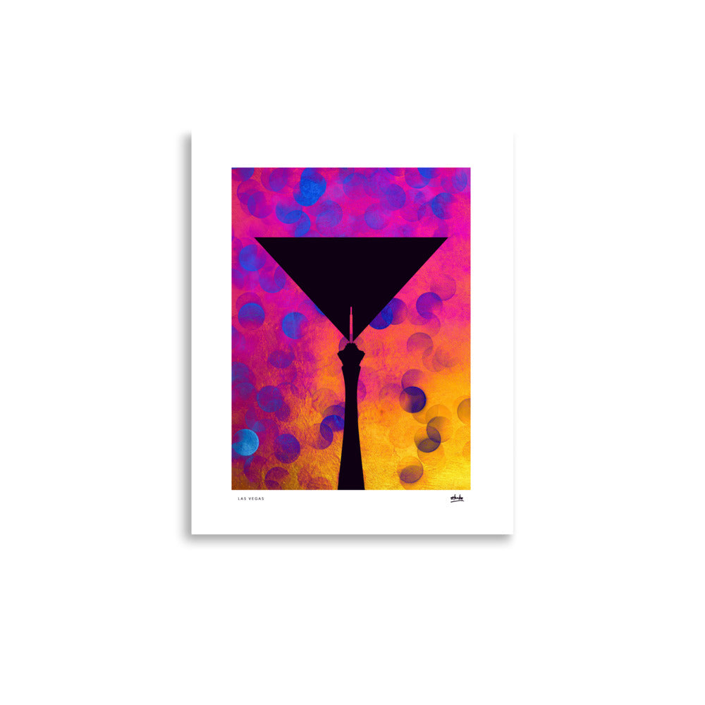 Las-Vegas Martini - 8X10 Print