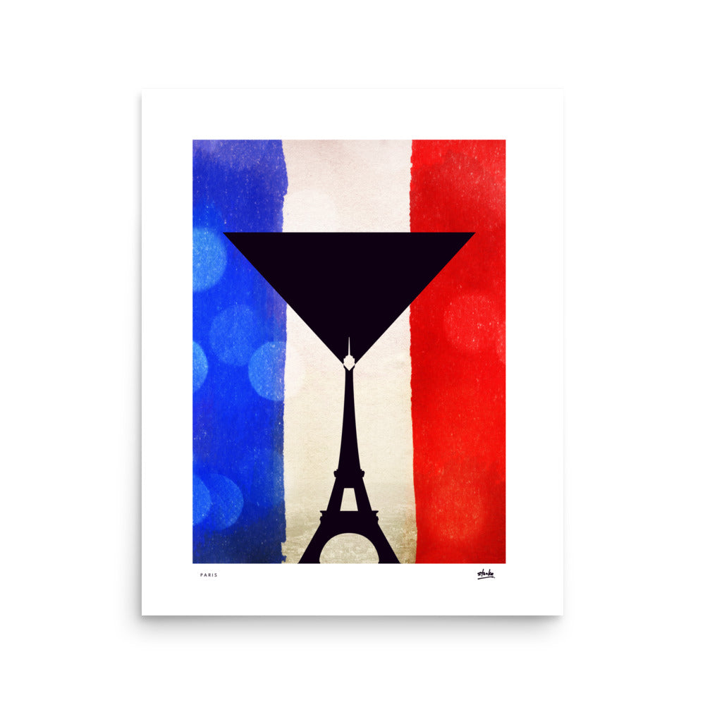 Paris Martini - Print