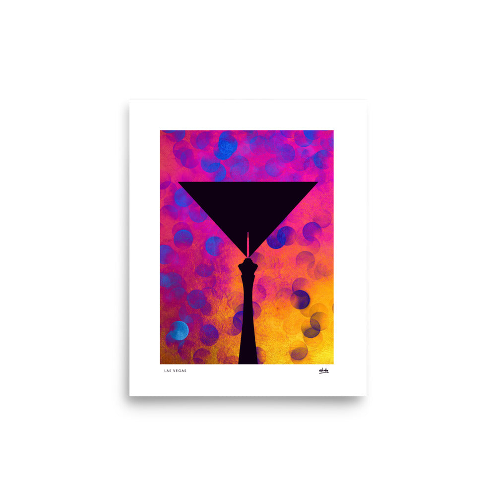 Las-Vegas Martini - 8X10 Print