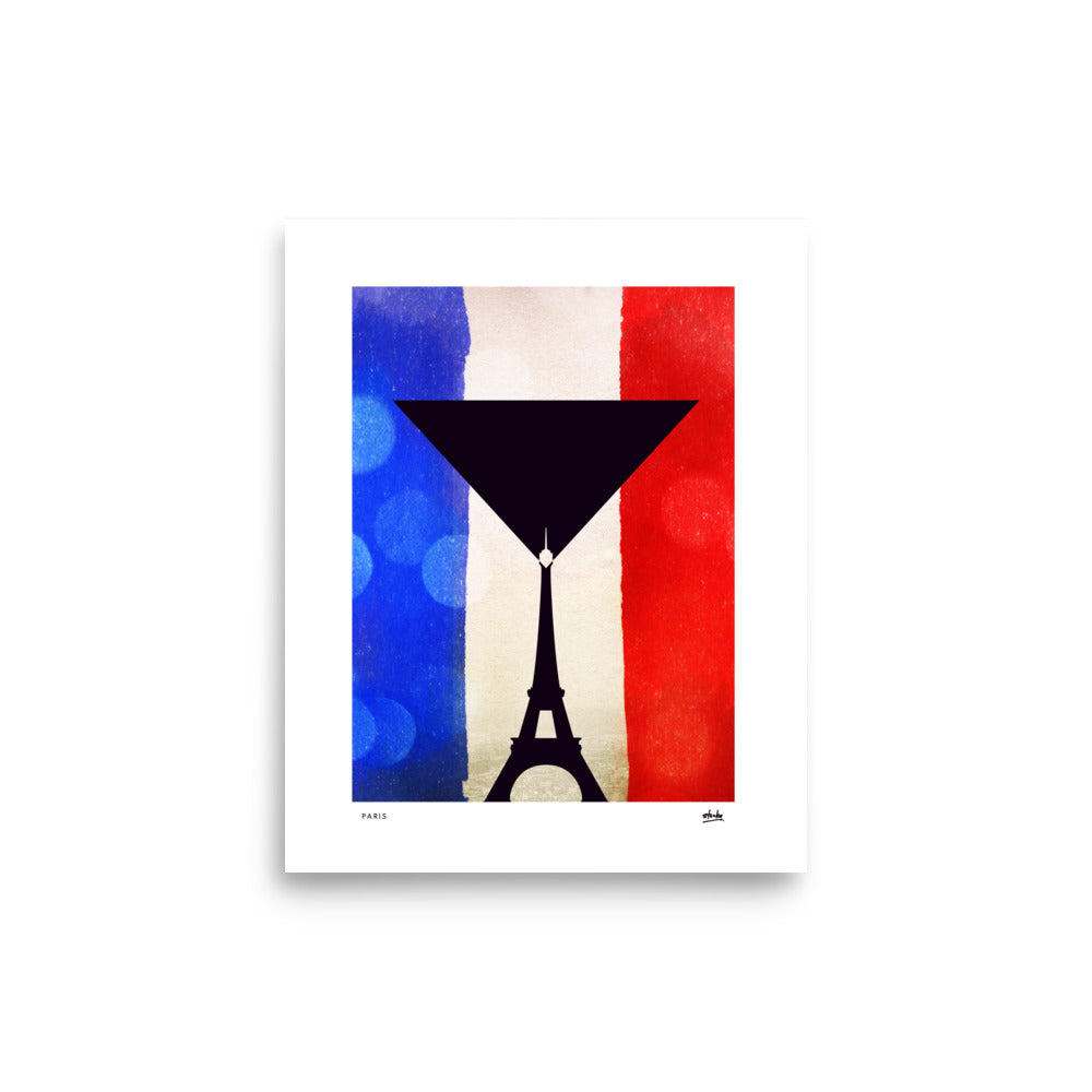 Paris Martini - Print