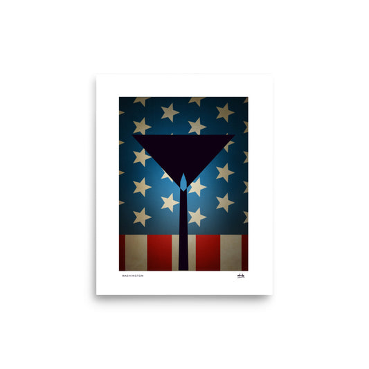 Washington D.C Martini - Print