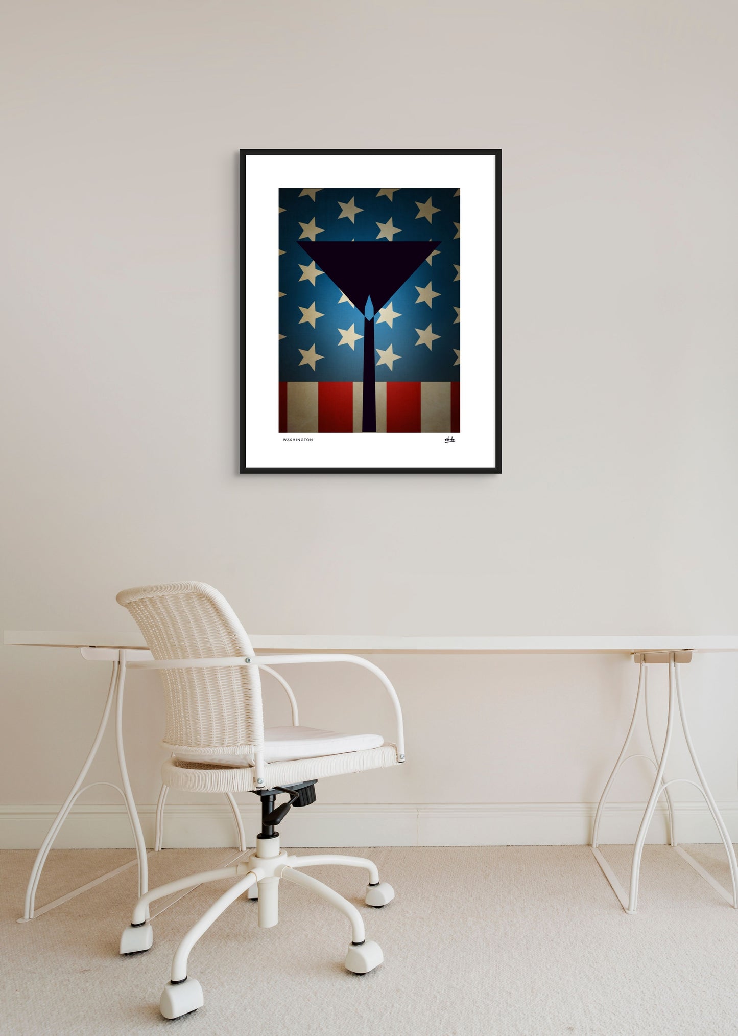 Washington D.C Martini - Print